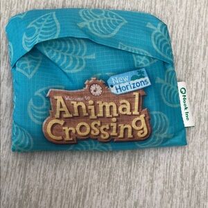 Animal Crossing Blue Storage Bag